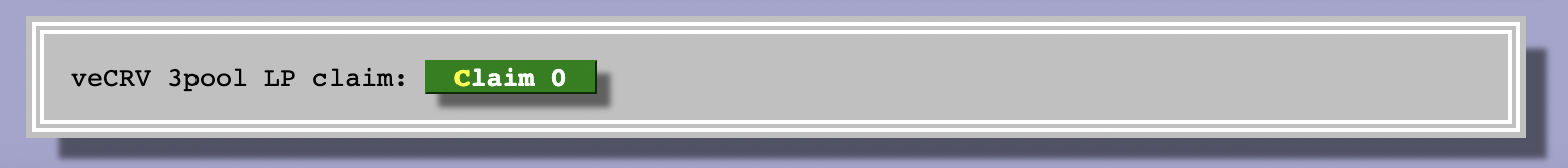 Curve liquidity providers can manually collect their earned trading fees
