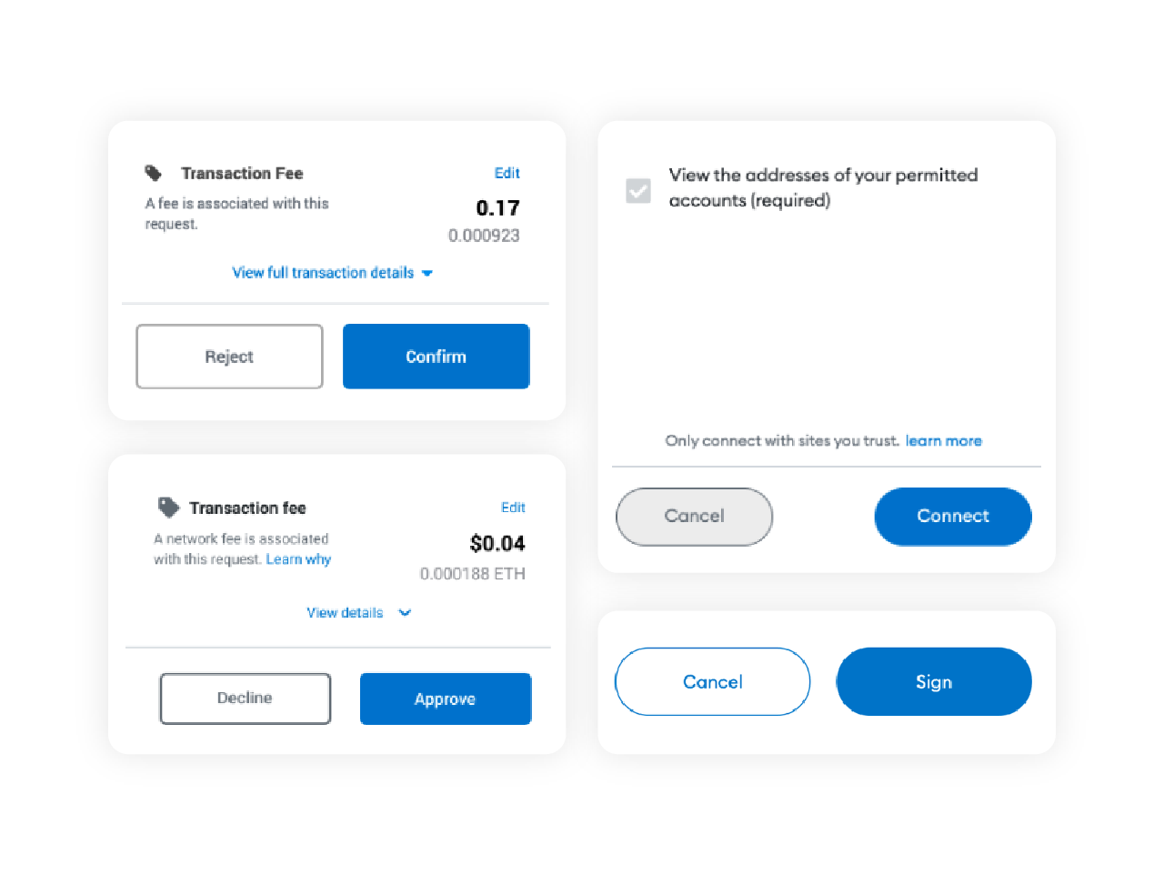 Players must consistently deal with UI barriers like the above when playing games or interacting with blockchain tokens.